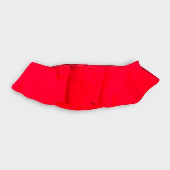 Ramy Brook Cecile Ruffle Strapless Bikini Top Size Medium - Picture 4 of 8